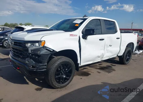 2025 Chevrolet Silverado 1500 4Wd Short Bed Lt Trail Boss из США, поврежденный, VIN 3GCUKFEL7SG138196